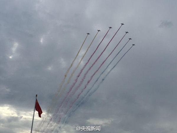 Beijing ensaia com sucesso parada comemorativa do 70o aniversário da vitória da China na Guerra Anti - Fascista