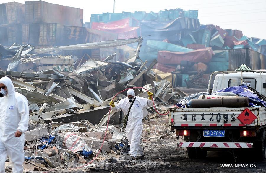 Número de mortes em Tianjin aumentou para 129