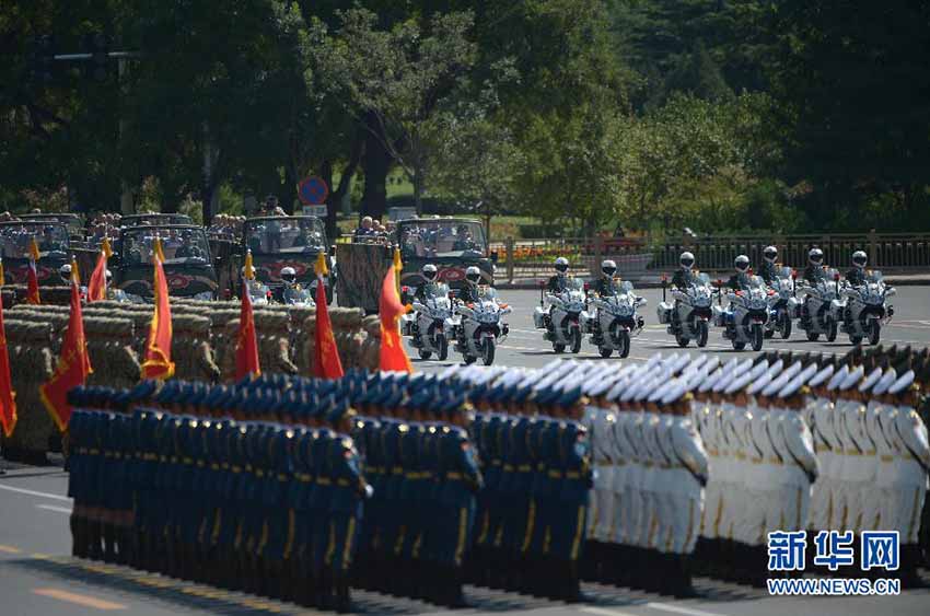 Parada do Dia da Vitória: Forma??o de Veteranos presente na Pra?a Tiananmen