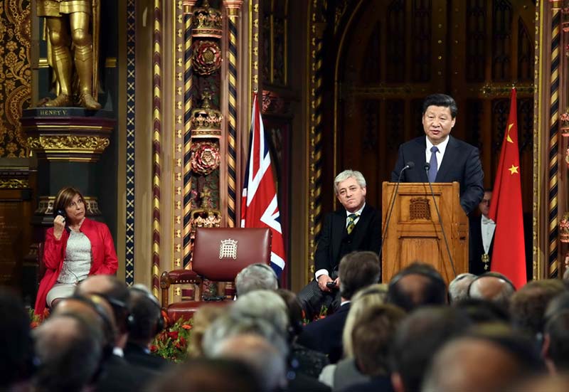 China e Gr?-Bretanha formam uma “comunidade de interesses comuns”, diz Xi Jinping