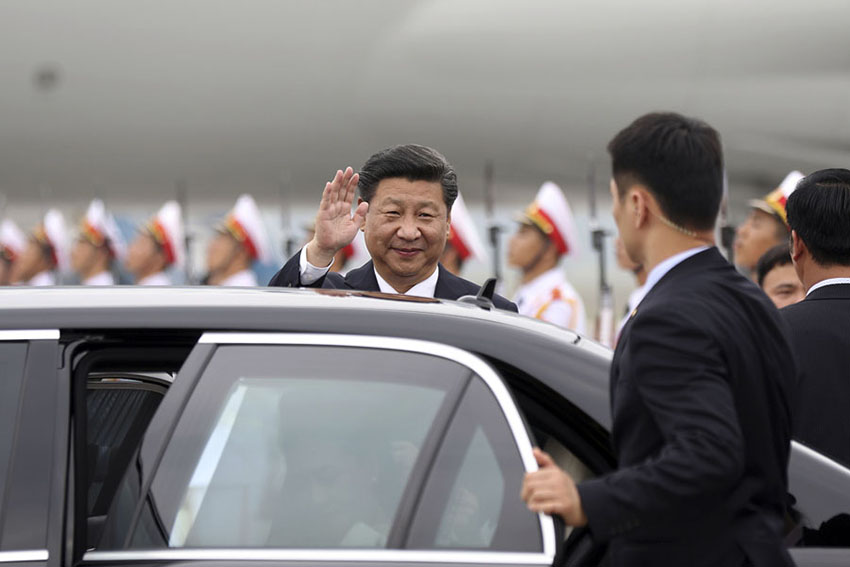 Presidente chinês chega ao Vietn? para sua primeira visita oficial ao páis