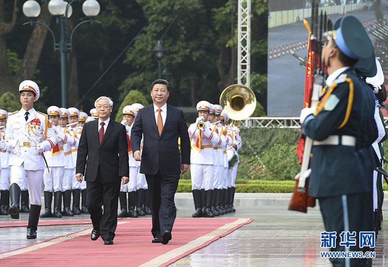 Xi Jinping se reúne com secretário-geral do Partido Comunista do Vietn?