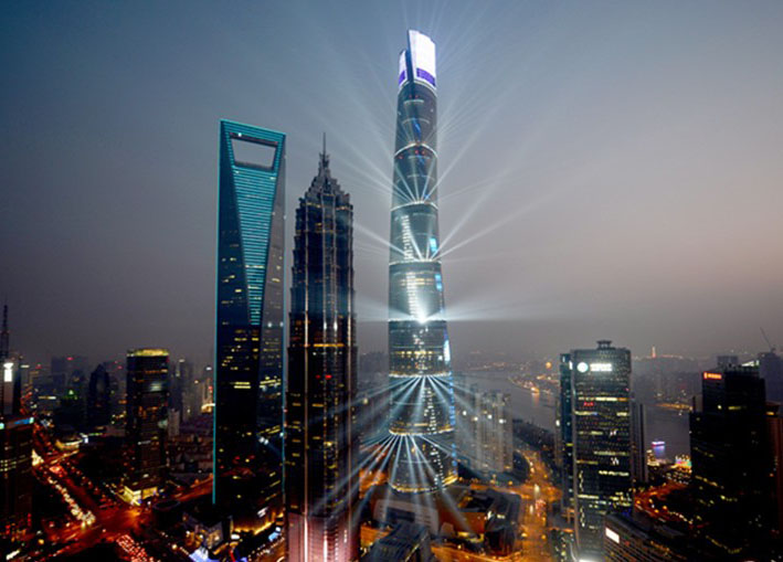 Cofre privado do edifício mais alto da China custa 1,5 milh?es de yuans por metro quadrado