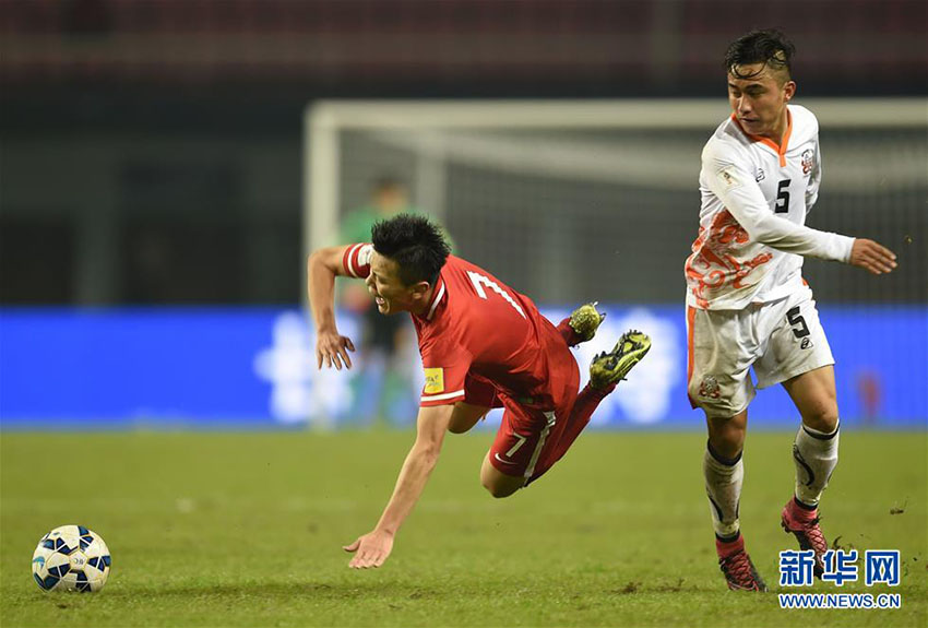 Sele??o masculina de futebol da China vence But?o