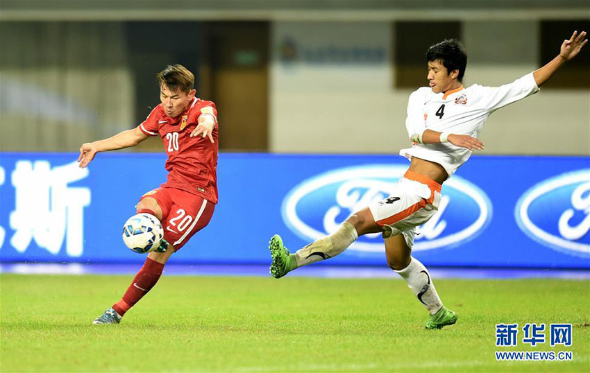Sele??o masculina de futebol da China vence But?o
