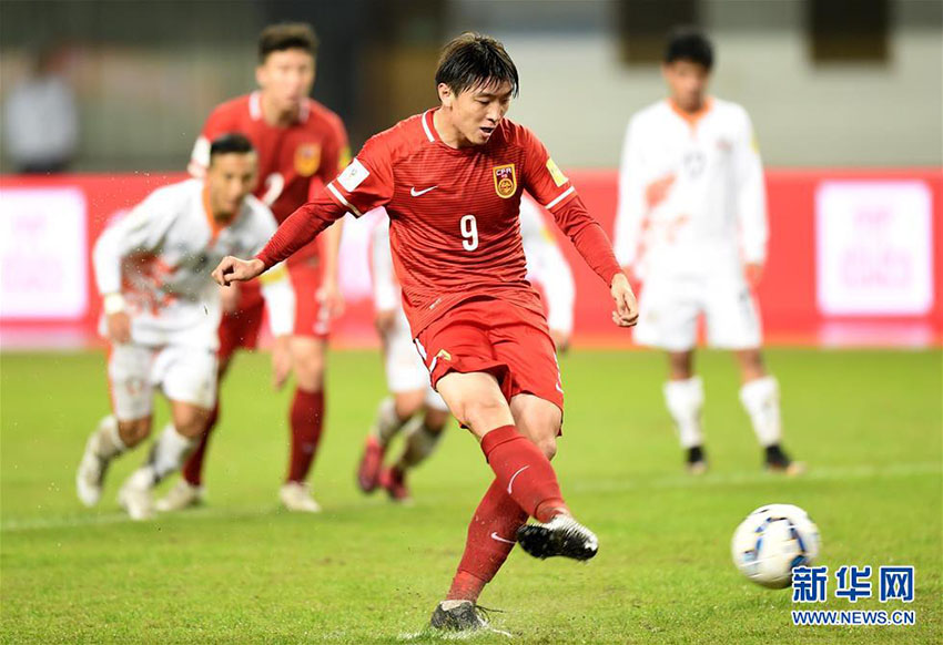 Sele??o masculina de futebol da China vence But?o