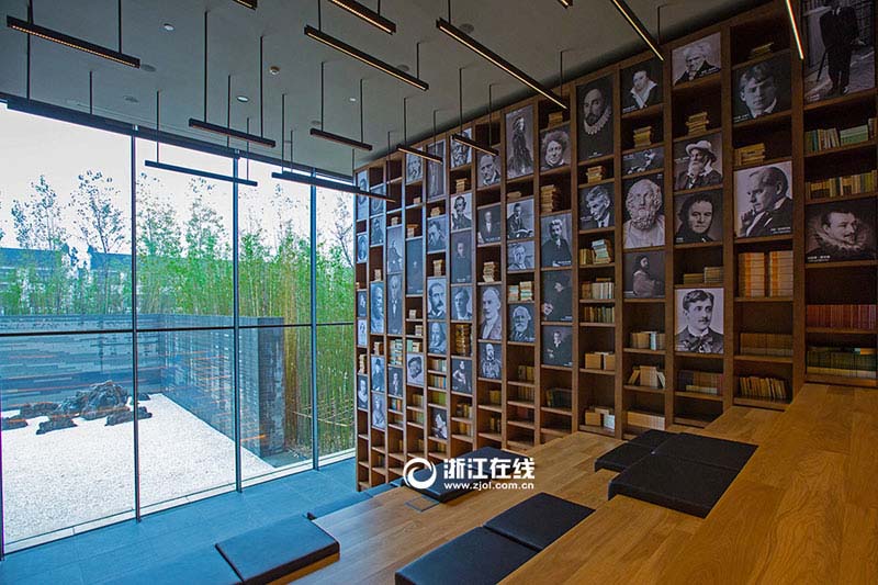 Biblioteca que mais se parece com uma exposi??o de arte é inaugurada em Wuzhen