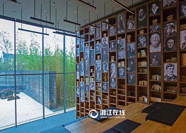 Biblioteca que mais se parece com uma exposi??o de arte é inaugurada em Wuzhen
