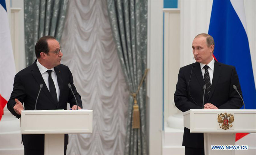 Rússia está pronta para se juntar à Fran?a na luta contra o terrorismo, disse Putin