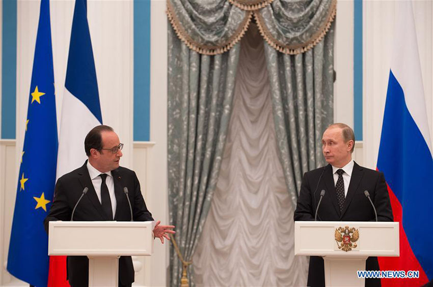 Rússia está pronta para se juntar à Fran?a na luta contra o terrorismo, disse Putin