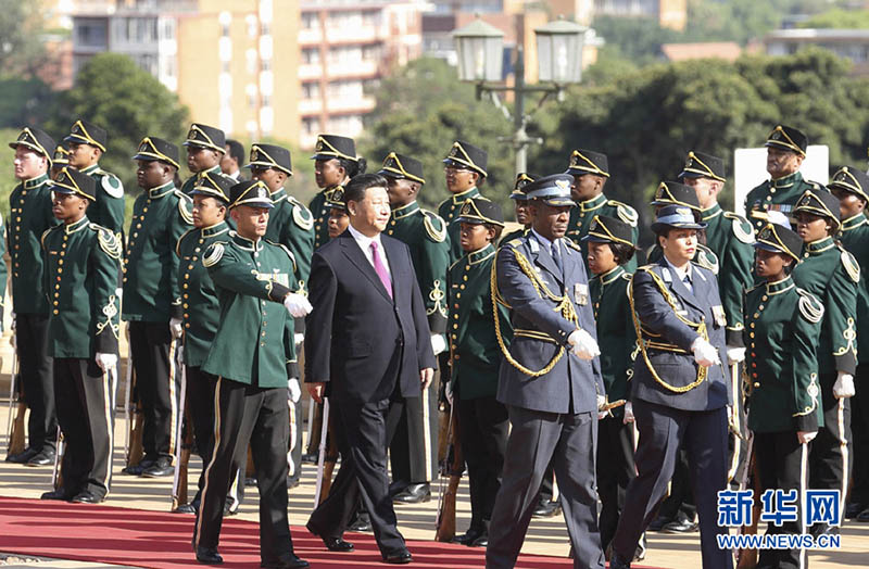 Xi Jinping compromete-se a refor?ar os la?os com a áfrica do Sul
