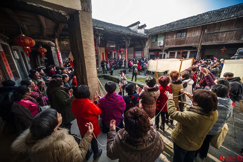 Antiga aldeia do macarr?o na Província de Zhejiang