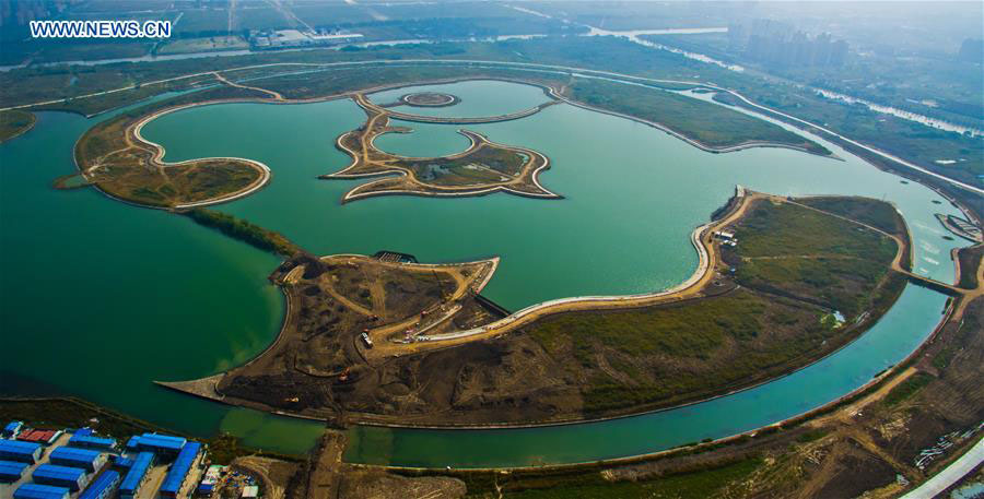 Planos panoramicos de cidades chinesas em 2015