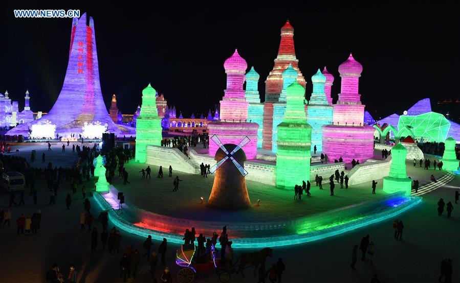 Aberto 32o Festival Internacional de Gelo e Neve de Harbin