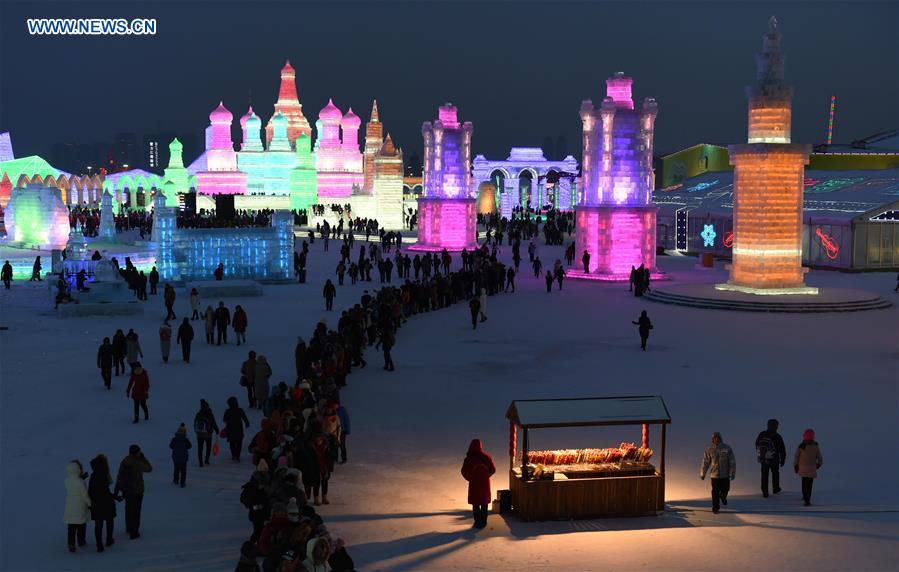 Aberto 32o Festival Internacional de Gelo e Neve de Harbin