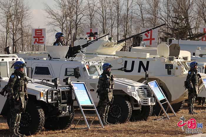 Fotos documentam dia-a-dia do primeiro batalh?o de infantaria chinês de manuten??o da paz no Sud?o do Sul