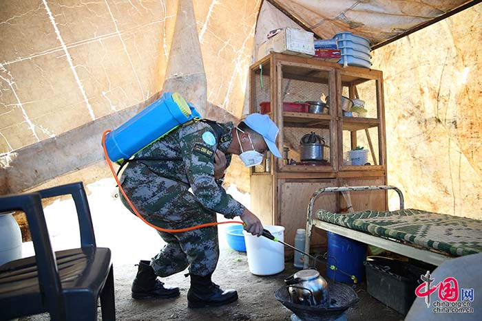 Fotos documentam dia-a-dia do primeiro batalh?o de infantaria chinês de manuten??o da paz no Sud?o do Sul