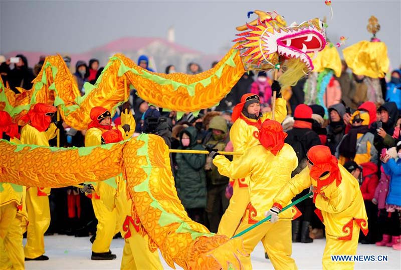 4o Festival de Pesca de Inverno é aberto no nordeste da China