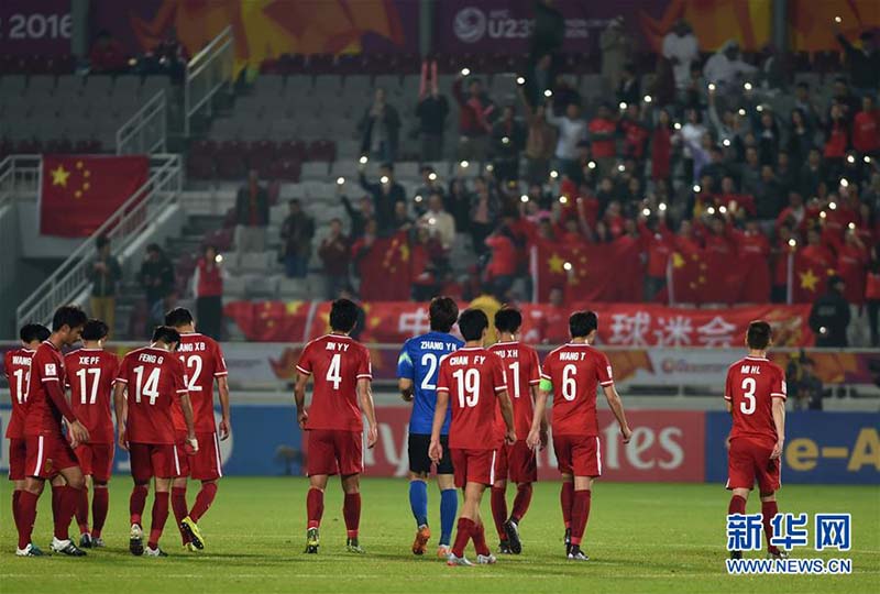 Equipe chinesa de futebol n?o se classifica para os Jogos Olímpicos do Rio