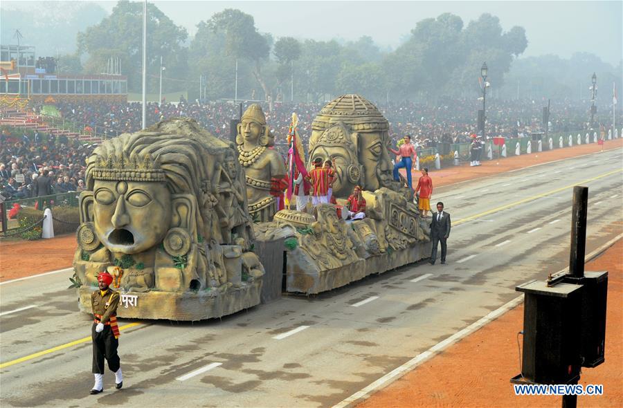 índia realiza parada militar no Dia da República