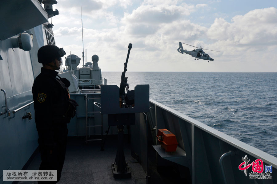 Marinhas chinesa e da Uni?o Europeia organizam ensaio conjunto anti pirataria
