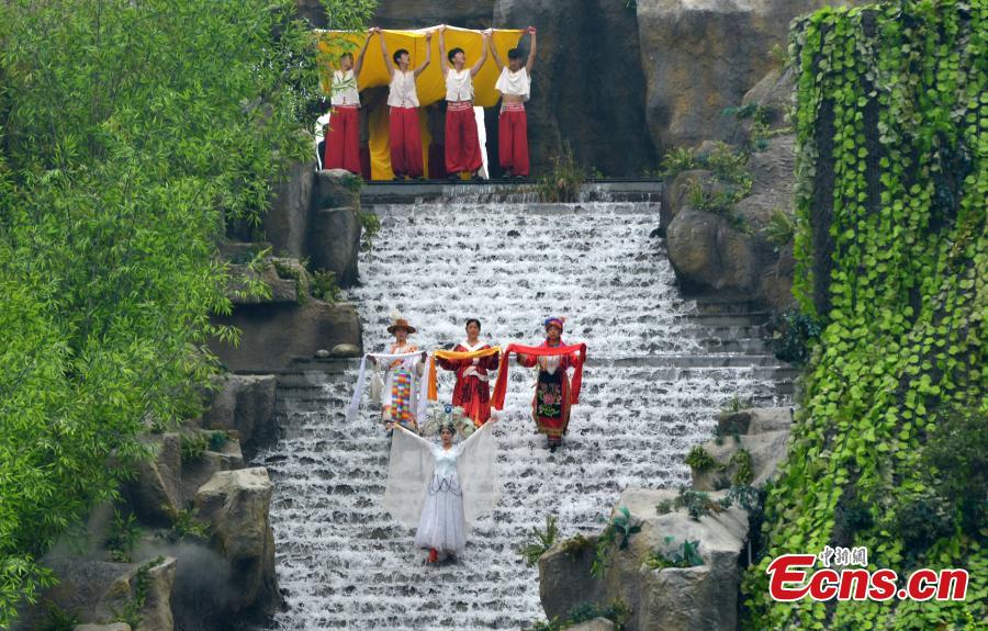 Festival de libera??o das águas é inaugurado em Dujiangyan