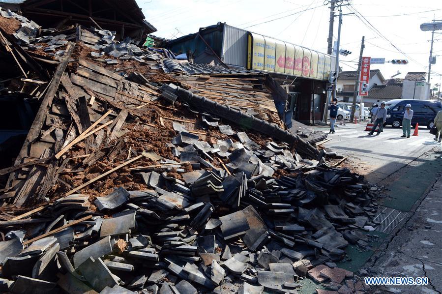 Terremotos no Jap?o causam 41 mortos e 11 desaparecidos