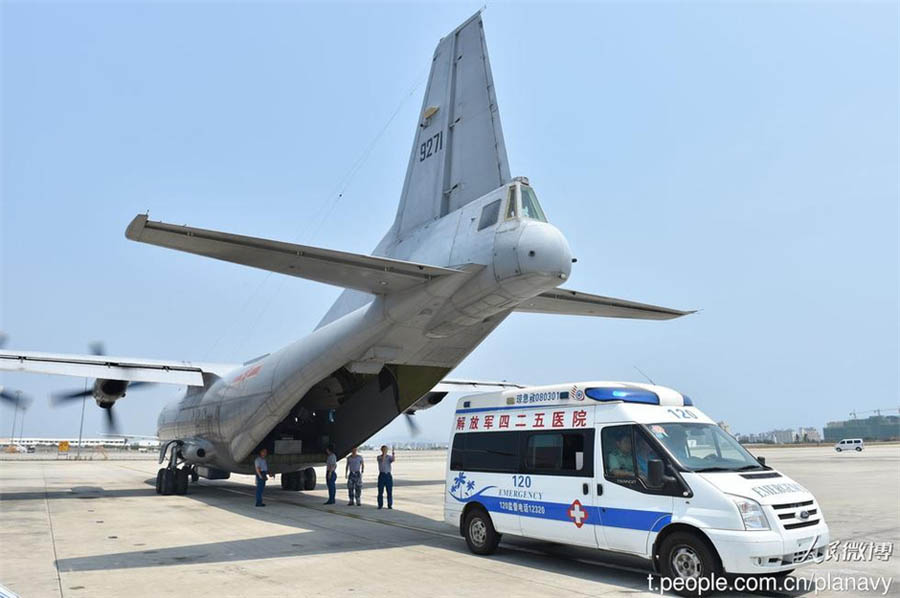EPL realiza miss?o histórica de assistência médico-hospitalar no Mar do Sul da China