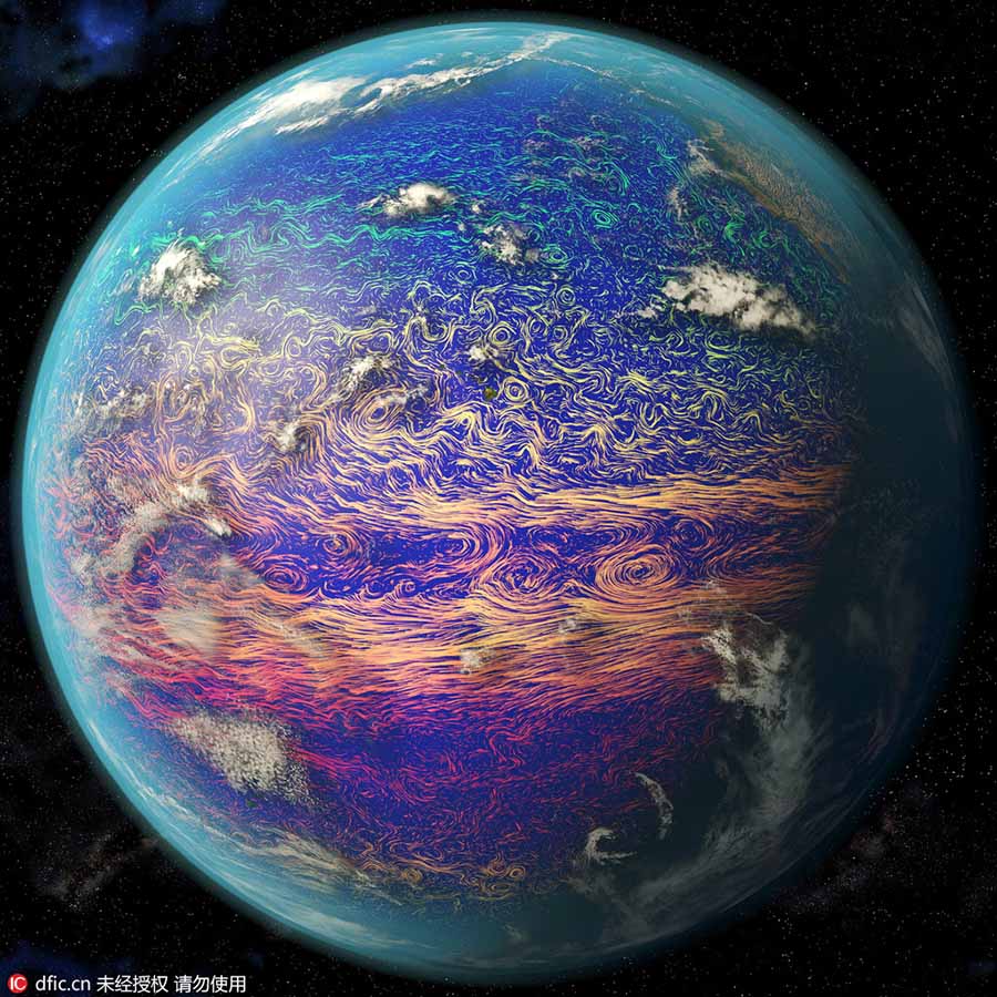 Imagens de satélite documentam mudan?a de temperatura das correntes oceanicas
