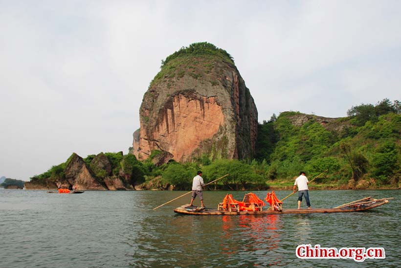Paisagem da Montanha Longhu em Jiangxi