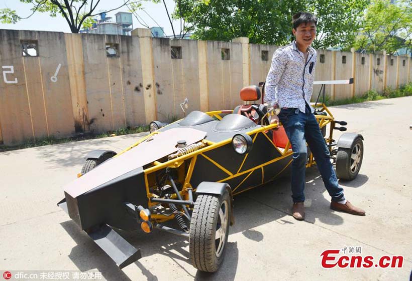 Veículo “artesanal” construído por mecanico chinês atinge os 145 km/h