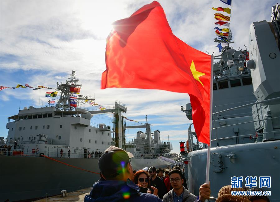 Navios chineses chegam à áfrica do Sul para visita de cortesia