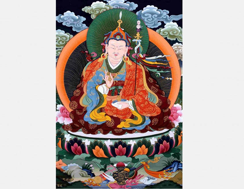 Pinturas tradicionais tibetanas s?o exibidas em Beijing