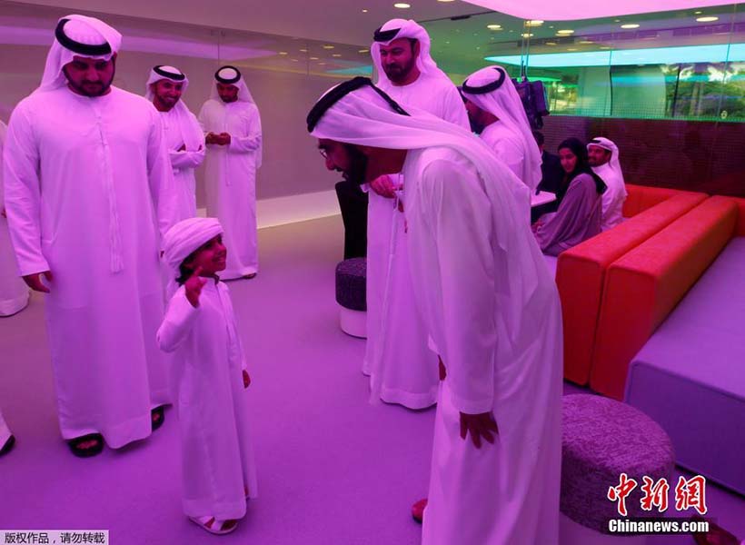 Primeiro escritório construído com tecnologia de impress?o 3D exibido no Dubai