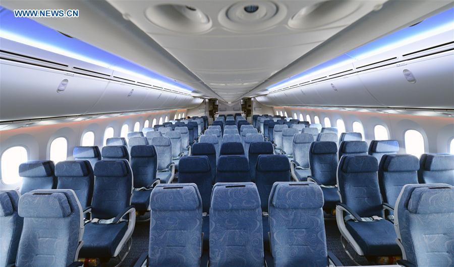 Avi?o Boeing 787-9 da Air China faz 1o voo