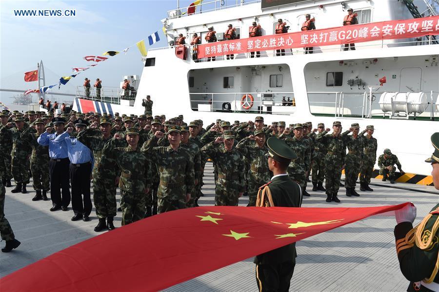 Miss?o de seguran?a marítima para Cúpula do G20 é lan?ada em Zhejiang