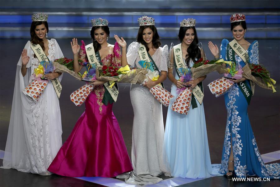 Noite de coroa??o da Miss Filipinas Earth 2016