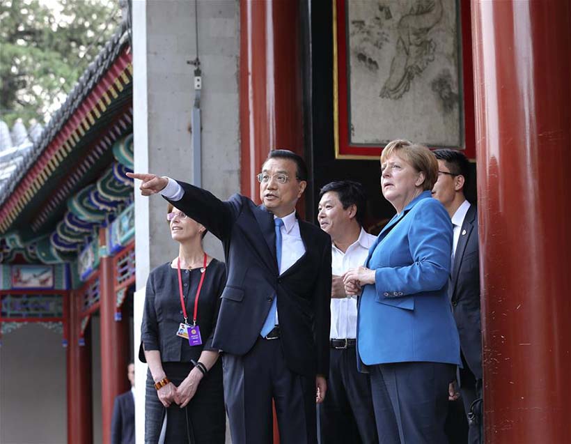 Li Keqiang confiante relativamente às rela??es sino-germanicas