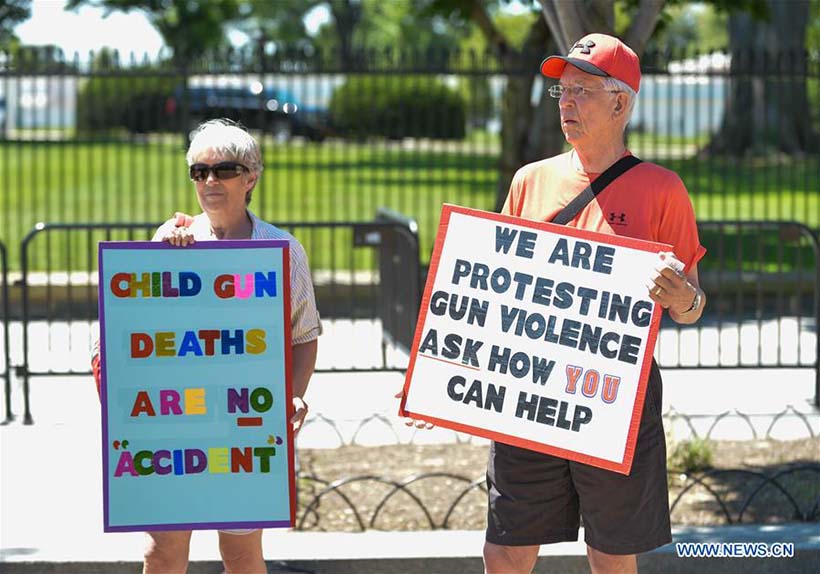 Americanos pedem por legisla??o de controle de armas em Washington