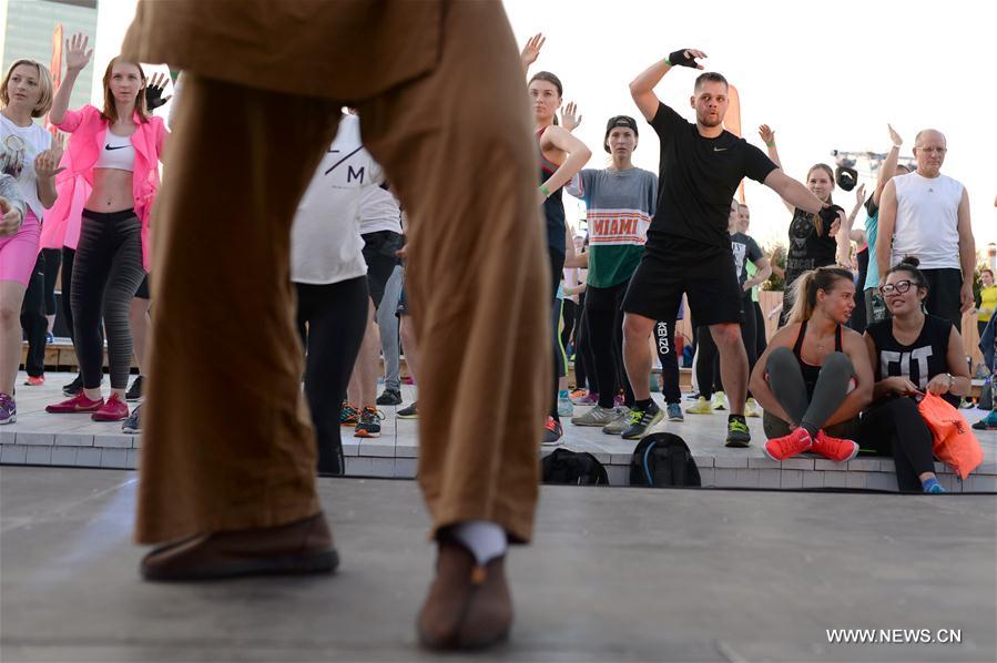 Moscovo realiza aula pública de Tai Chi