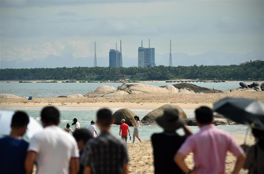 China lan?a nova gera??o do foguete portador Longa Marcha 7