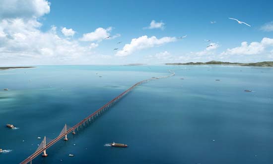 Megaprojeto: Ponte Hong Kong -Zhuhai-Macau come?a fase de conclus?o
