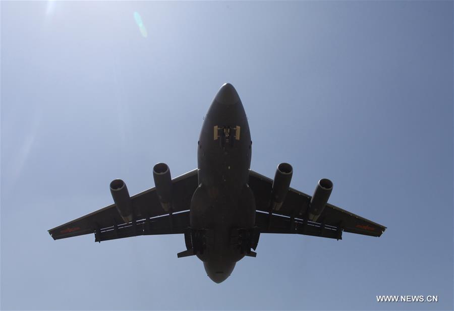 Avi?o de transporte (Y-20) entra oficialmente ao servi?o da For?a Aérea Chinesa