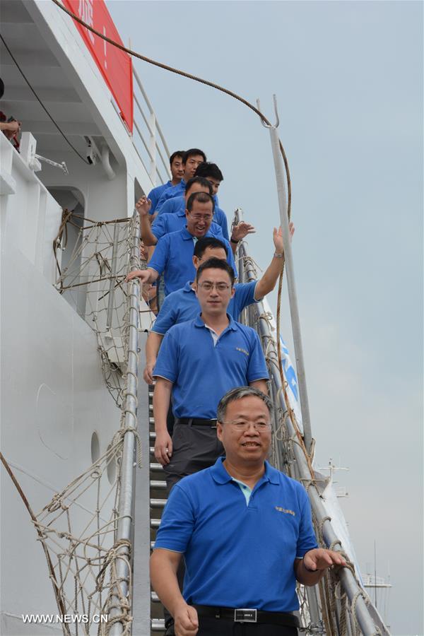 Navio de pesquisa da China completa sua 39a miss?o de expedi??o oceanica