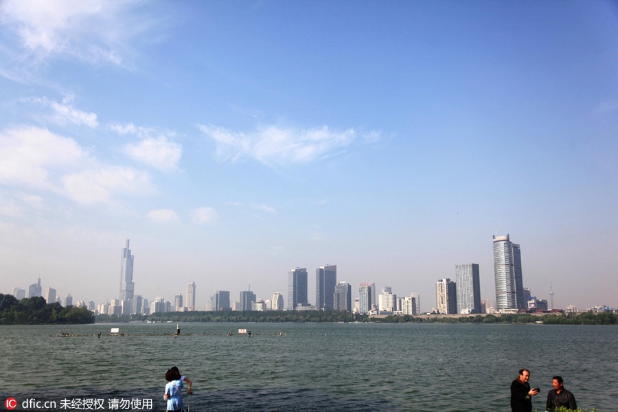 Lago Xuanwu poderá se tornar em uma estancia das águas