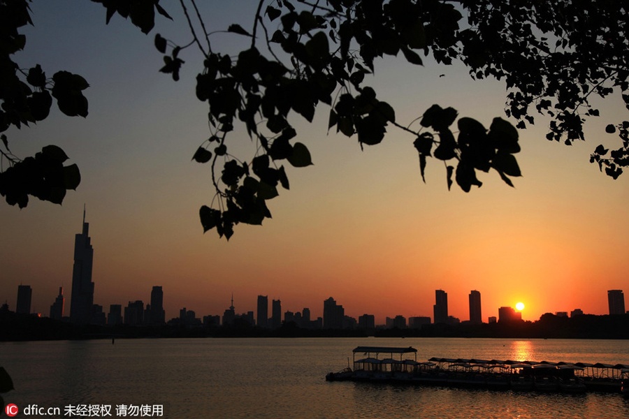 Lago Xuanwu poderá se tornar em uma estancia das águas
