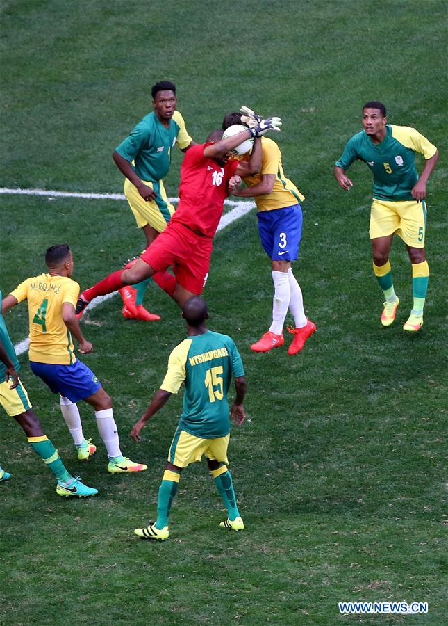 Grupo A das Olimpíadas: Brasil empata com áfrica do Sul em 0 a 0 