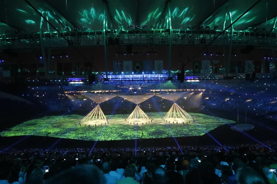 Cerim?nia de abertura dos Jogos Olímpicos do Rio 2016