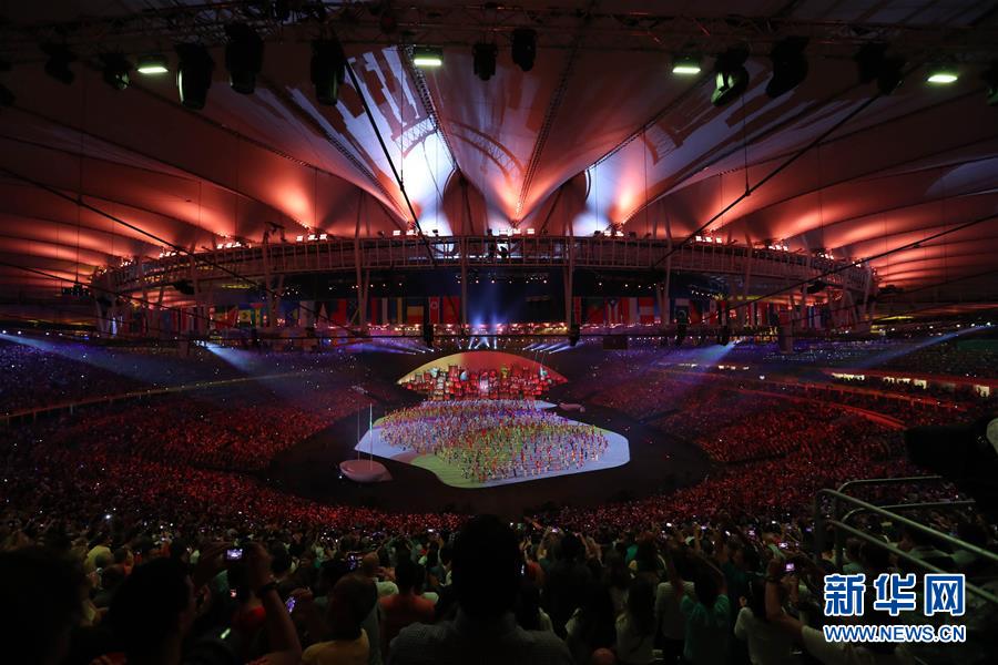 Cerim?nia de abertura dos Jogos Olímpicos do Rio 2016