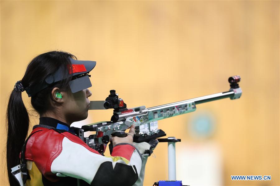 Atiradoras chinesas conquistam prata e bronze em carabina três posi??es a 50m